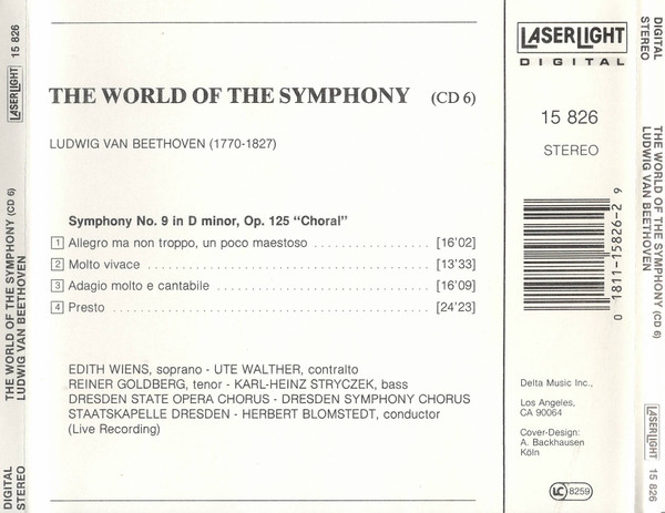 Ludwig van Beethoven, Staatskapelle Dresden, Herbert Blomstedt - Symphony No. 9 (CD, Album) (Near Mint (NM or M-)) - Image 4