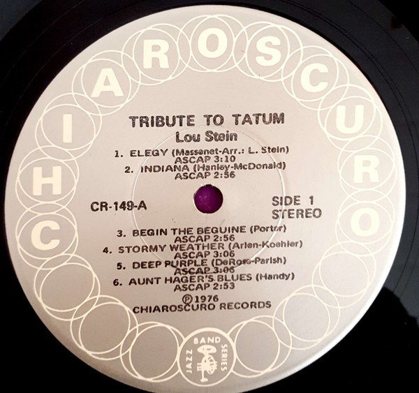 Lou Stein - Tribute To Tatum (LP, Album) (Near Mint (NM or M-)) - Image 3