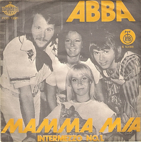 ABBA - Mamma Mia (7", Single, RP) (Very Good Plus (VG+))