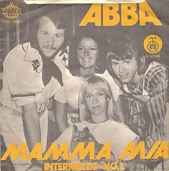 ABBA - Mamma Mia (7", Single, RP) (Very Good Plus (VG+)) - Image 2