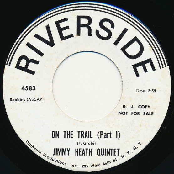Jimmy Heath Quintet - On The Trail (7", Promo) (Very Good Plus (VG+))