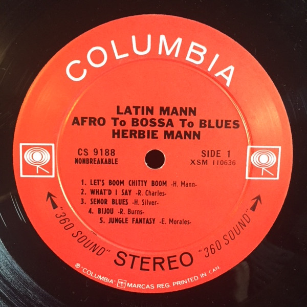 Herbie Mann - Latin Mann (Afro To Bossa To Blues) (LP, Album) (Near Mint (NM or M-)) - Image 3
