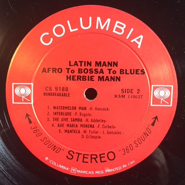 Herbie Mann - Latin Mann (Afro To Bossa To Blues) (LP, Album) (Near Mint (NM or M-)) - Image 4