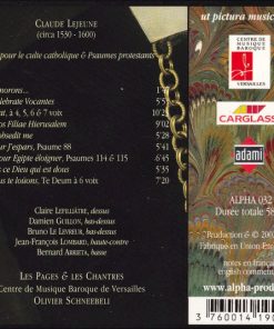 Claude Le Jeune - Les Pages Et Les Chantres Du Centre De Musique Baroque De Versailles, Olivier Schneebelli-1