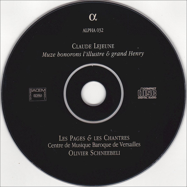 Claude Le Jeune - Les Pages Et Les Chantres Du Centre De Musique Baroque De Versailles, Olivier Schneebelli-2