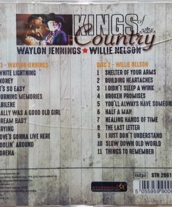Alternative view of Waylon Jennings ★ Willie Nelson - Kings Of Country (2xCD, Comp) (Mint (M))