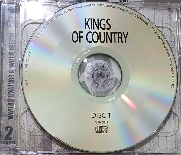 Waylon Jennings ★ Willie Nelson - Kings Of Country (2xCD, Comp) (Mint (M)) - Image 3