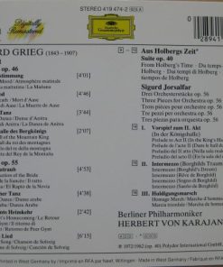 Edvard Grieg - Berliner Philharmoniker, Herbert von Karajan-1