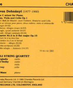 Dohnányi*, Gabrieli String Quartet*, Wolfgang Manz-1