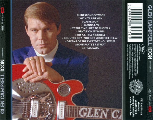 Glen Campbell - Icon (CD, Comp) (Mint (M)) - Image 2