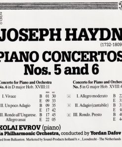 Joseph Haydn, Nikolai Evrov, Sofia Philharmonic Orchestra, Yordan Dafov-1