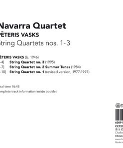Navarra String Quartet, Pēteris Vasks-1
