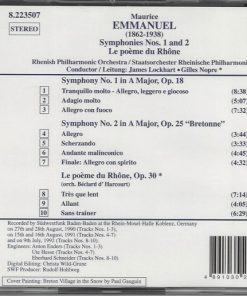 Maurice Emmanuel – Rheinische Philharmonie, James Lockhart • Gilles Nopre-2