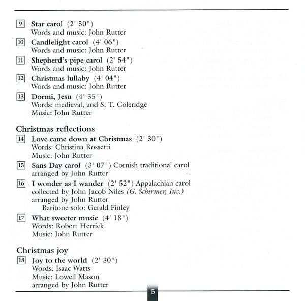 John Rutter, The Cambridge Singers, The City Of London Sinfonia*-4