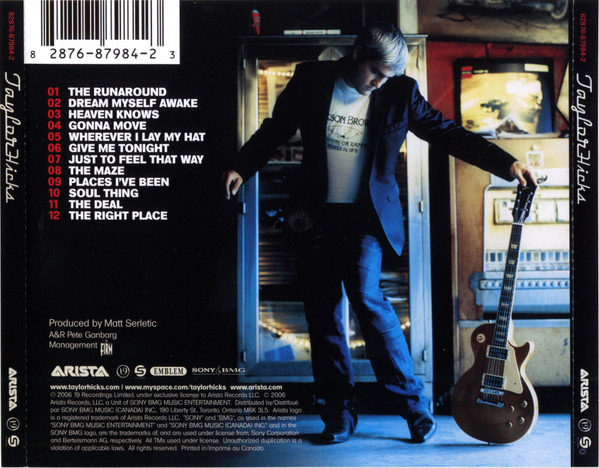Taylor Hicks - Taylor Hicks (CD, Album) (Mint (M)) - Image 2