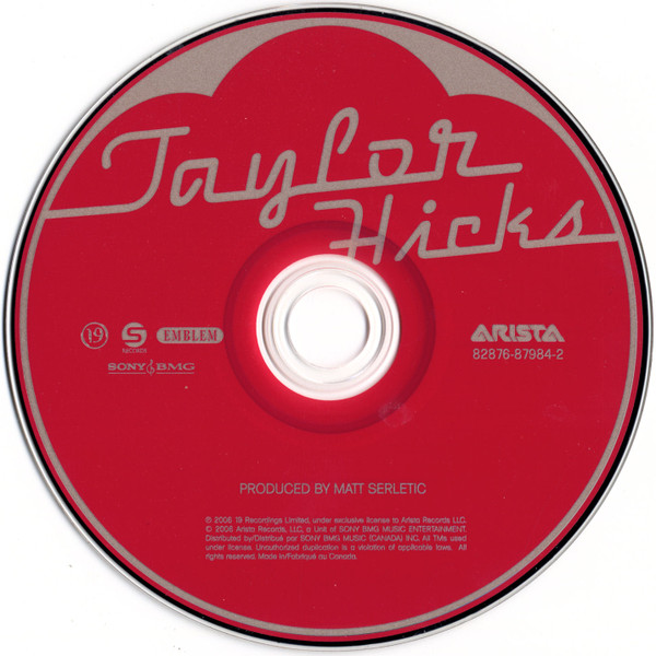 Taylor Hicks - Taylor Hicks (CD, Album) (Mint (M)) - Image 3