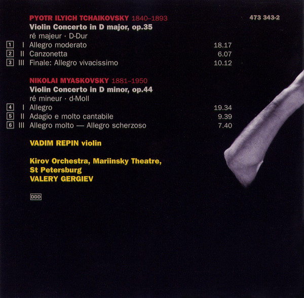 Tchaikovsky* · Myaskovsky* – Repin* · Gergiev* · Kirov Orchestra-2