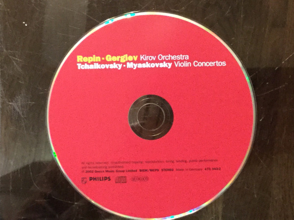 Tchaikovsky* · Myaskovsky* – Repin* · Gergiev* · Kirov Orchestra-3