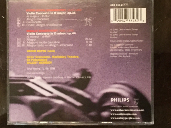 Tchaikovsky* · Myaskovsky* – Repin* · Gergiev* · Kirov Orchestra-4