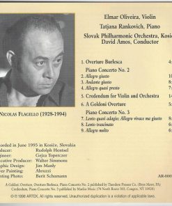 Nicolas Flagello – Elmar Oliveira • Tatjana Rankovich • Slovak Philharmonic Orchestra, Košice* • David Amos-2