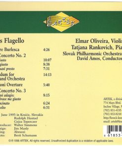 Nicolas Flagello – Elmar Oliveira • Tatjana Rankovich • Slovak Philharmonic Orchestra, Košice* • David Amos-3