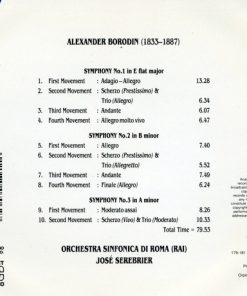 Borodin* - Orchestra Sinfonica Di Roma (RAI)*, José Serebrier*-1