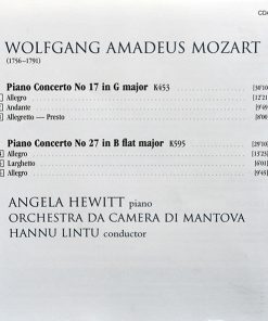 Mozart*, Angela Hewitt, Orchestra Da Camera Di Mantova, Hannu Lintu-1