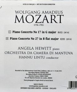 Mozart*, Angela Hewitt, Orchestra Da Camera Di Mantova, Hannu Lintu-2