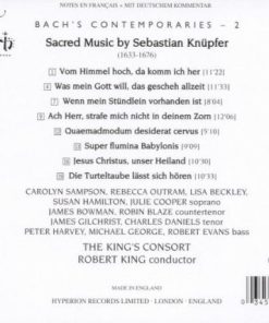 Sebastian Knüpfer - Sampson* · Outram* · Bowman* · Blaze* · Daniels* · Gilchrist* · Harvey* · George* · The King's Consort · Robert King (9)-2