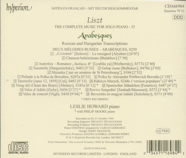 Liszt*, Leslie Howard-1