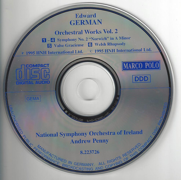 Edward German — National Symphony Orchestra Of Ireland • Andrew Penny-2
