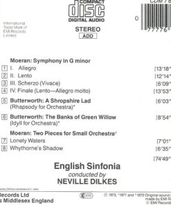 Neville Dilkes, English Sinfonia, Ernest John Moeran, George Butterworth-1