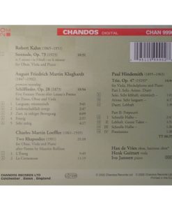 Kahn*, Klughardt*, Loeffler*, Hindemith* - Han de Vries, Henk Guittart, Ivo Janssen (3)-2