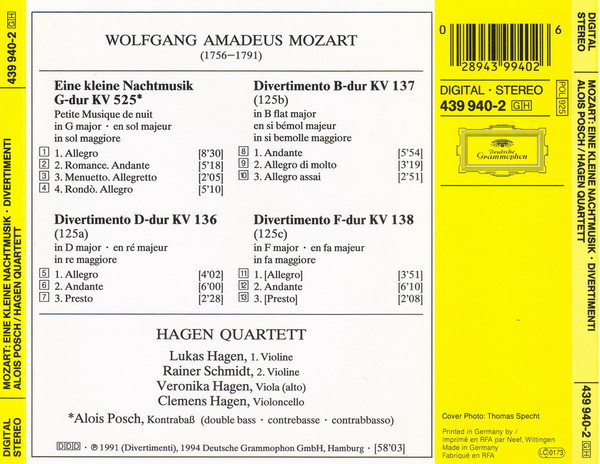 Mozart*, Hagen Quartett, Alois Posch-1