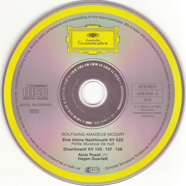 Mozart*, Hagen Quartett, Alois Posch-2