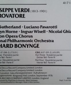 Verdi* - Pavarotti*, Sutherland*, Horne*, Wixell*, Ghiaurov*, National Philharmonic Orchestra, Bonynge*-3