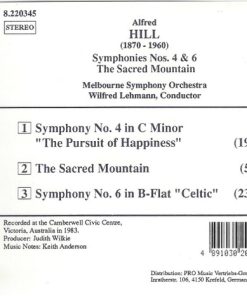 Alfred Hill (2) — Melbourne Symphony Orchestra, Willi Lehmann-3