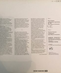 Samson François, Orchestre De La Société Des Concerts Du Conservatoire, Georges Tzipine-1