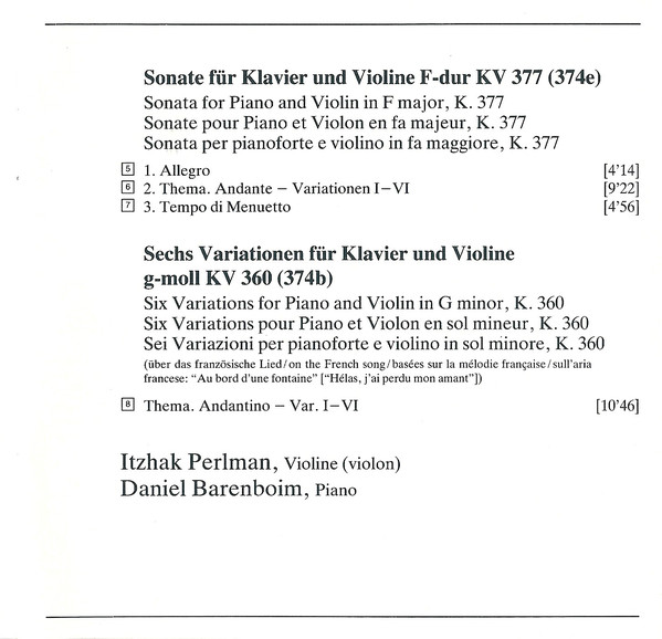 Mozart*, Itzhak Perlman, Daniel Barenboim-4