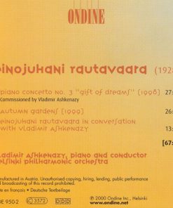 Einojuhani Rautavaara / Helsinki Philharmonic Orchestra, Vladimir Ashkenazy-2