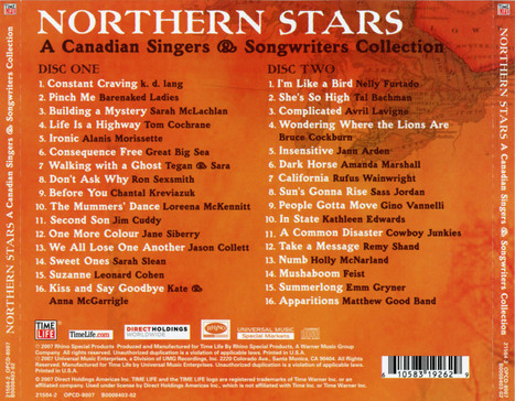 Various - Northern Stars - A Canadian Singers & Songwriters Collection (2xCD, Comp) (Near Mint (NM or M-)) - Image 2