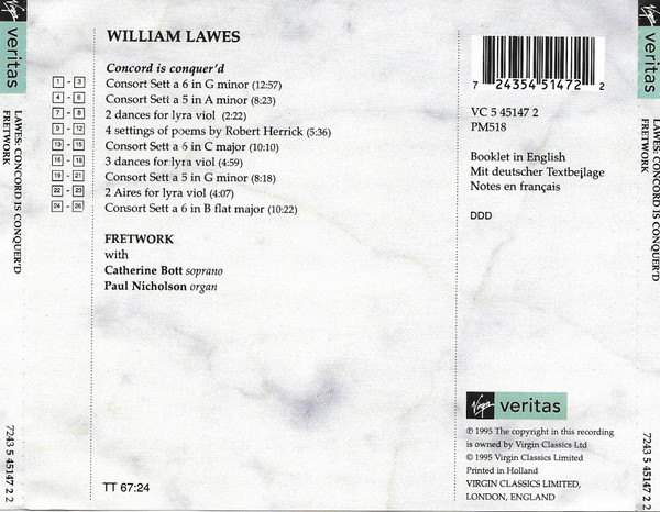 William Lawes, Fretwork-1