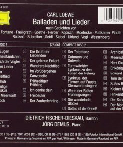 Carl Loewe - Dietrich Fischer-Dieskau / Jörg Demus-1