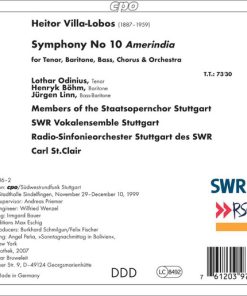 Heitor Villa-Lobos - Odinius* ∙ Böhm* ∙ Linn* ∙ SWR Vokalensemble Stuttgart ∙ SWR Radio-Sinfonieorchester Stuttgart* ∙ Carl St. Clair (2)-1