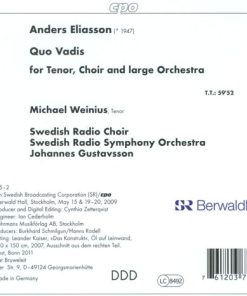 Anders Eliasson (2) - Michael Weinius, Swedish Radio Symphony Orchestra* & Choir*, Johannes Gustavsson-1