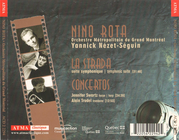 Orchestre Métropolitain du Grand Montréal, Yannick Nézet-Séguin, Jennifer Swartz, Alain Trudel - Nino Rota-1