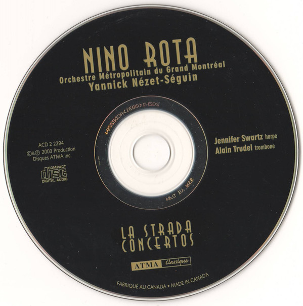 Orchestre Métropolitain du Grand Montréal, Yannick Nézet-Séguin, Jennifer Swartz, Alain Trudel - Nino Rota-2