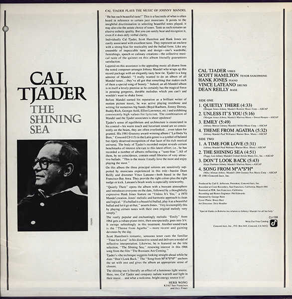 Cal Tjader - The Shining Sea (LP, Album) (Very Good Plus (VG+)) - Image 2