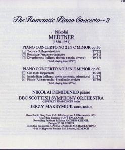 Medtner* - Nikolai Demidenko, BBC Scottish Symphony Orchestra, Jerzy Maksymiuk-3