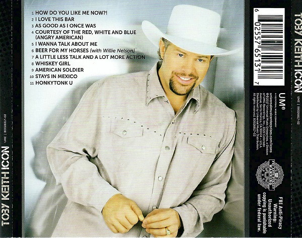 Toby Keith - Icon (CD, Comp) (Mint (M)) - Image 3
